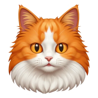 A cat letting out a big meow sticker