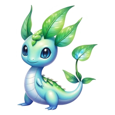 Shiny Exotic Dratini-Celebi-Chikorita-Hybrid-Creature sticker
