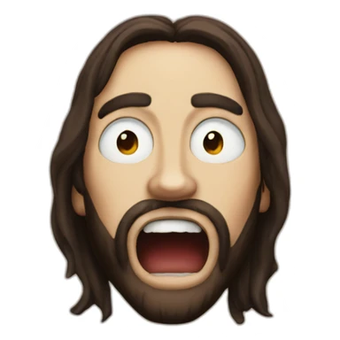 Jesus punch Satan sticker