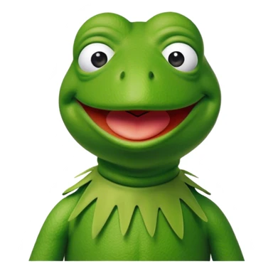 Kermit the frog sticker