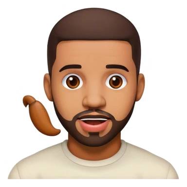 drake being a silly goose sticker