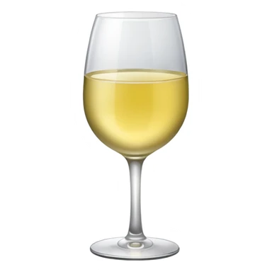 glass of white wine  sticker