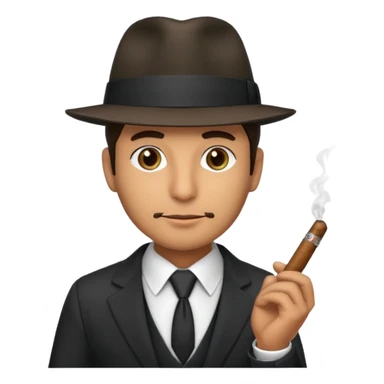 Mafia man sticker