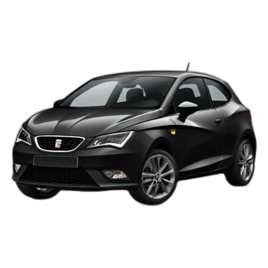Seat Ibiza qui fume noir sticker