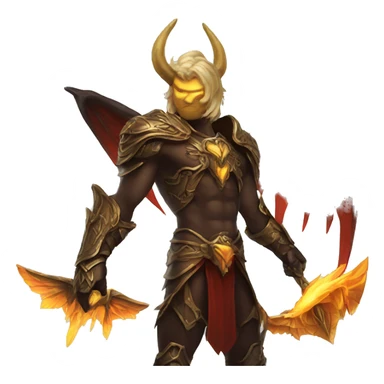 Diablo con alas sticker