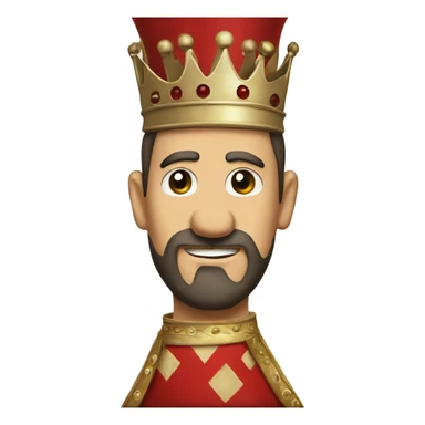 deck of cards, king sticker