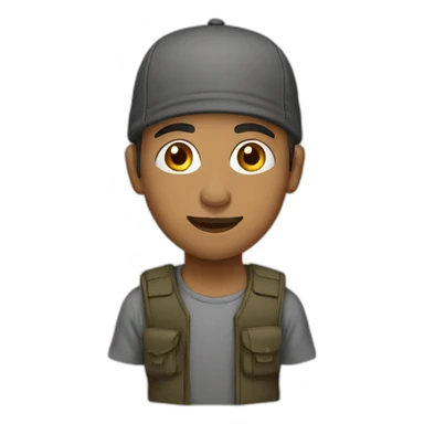 Muslim with cap sticker