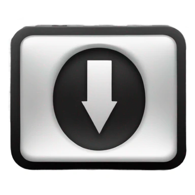 White check in black rectangle  sticker