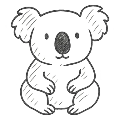 cute koala sticker