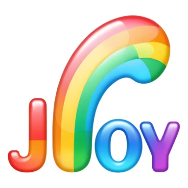 Joy text sticker