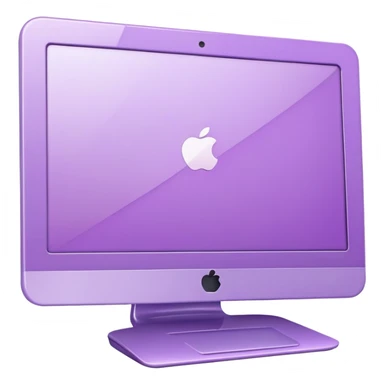 pastel violet computer sticker