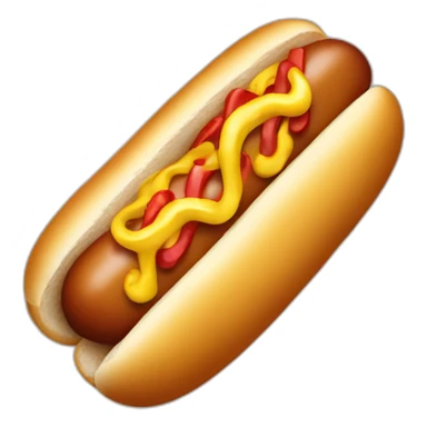 extra mustard hot dog sticker