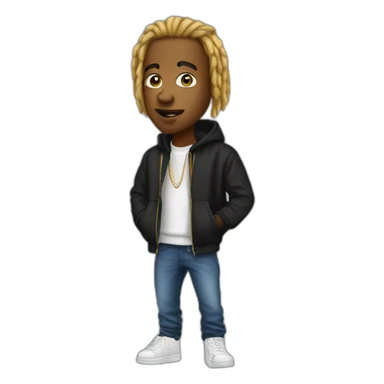 Rapper Bu$hi sticker