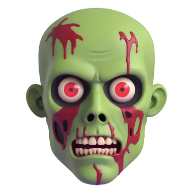 ZOMBIE MAN FACE sticker