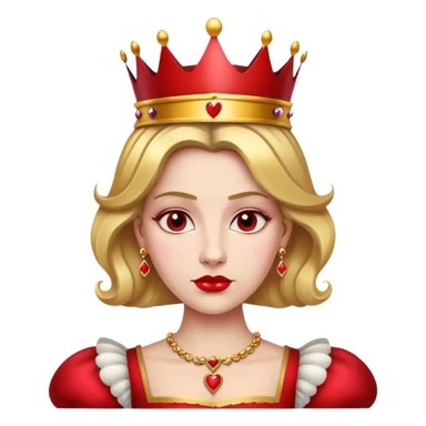 Queen of Hearts from Alice in Wonderland sticker
