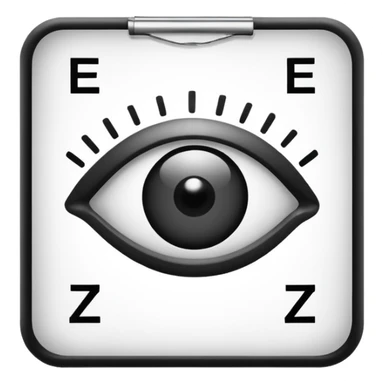 eye checking sticker