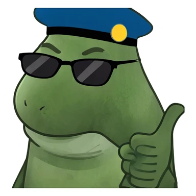 Seal with thumbs down sticker