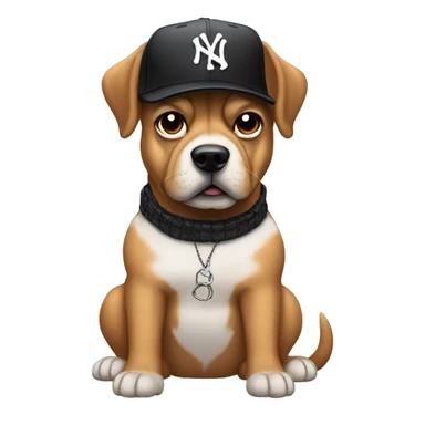 Rapper Ice Cube as a dog sticker