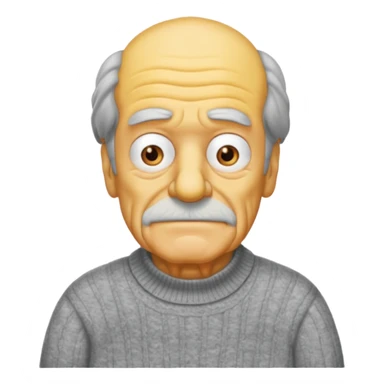 the simpsons, grandpa abe . sticker