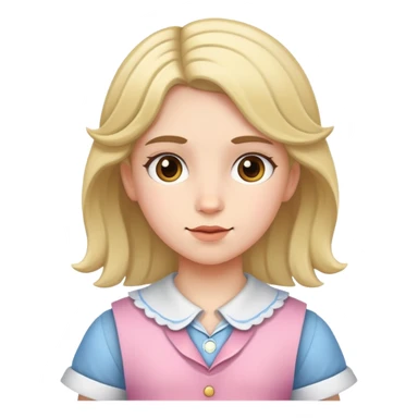 Boy dressed as girl sticker