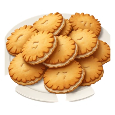 Biscuits and chicken strips  sticker