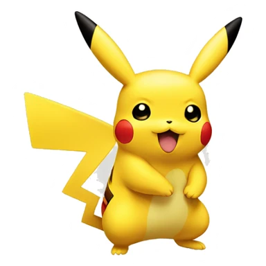 Desenho do Pikachu dando joinha sticker