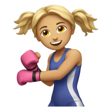girls wrestling  sticker