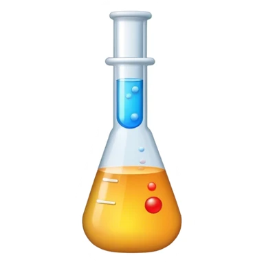 Chemistry test tube sticker