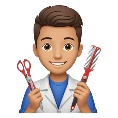 YOUNG TEEN BARBER sticker