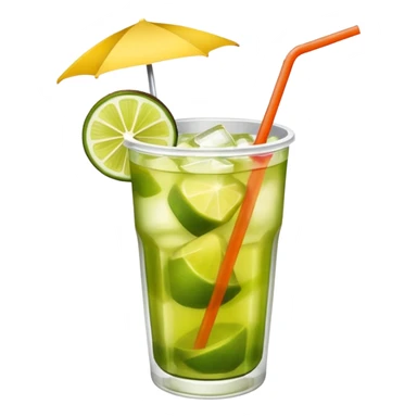 Plastic cup with beach mate from Rio de Janeiro. sticker