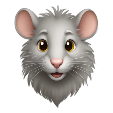 Rat sur lion sticker