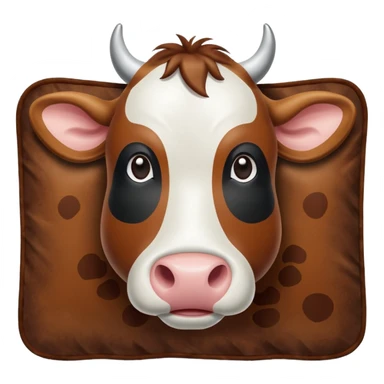 Cow hide blanket sticker