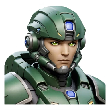 Cinematic Realistic StarCraft Terran Marine Portrait, depicted with rugged determination and futuristic military precision. Clad in advanced, intricately detailed tactical armor in consistent dark green and grey hues, his steely eyes and determined features exude unwavering resolve. Rendered with lifelike texture and dynamic, high-contrast lighting, high shine, noble and disciplined, capturing the essence of a legendary Terran Marine poised for interstellar battle. sticker