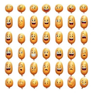 The finger inflate like a balloon  sticker