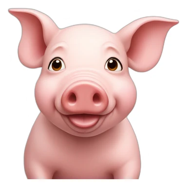 a pig called porky sticker