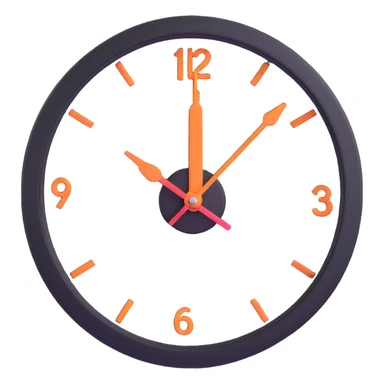 A clock with its hands spinning fast, showing the rapid passage of time. sticker