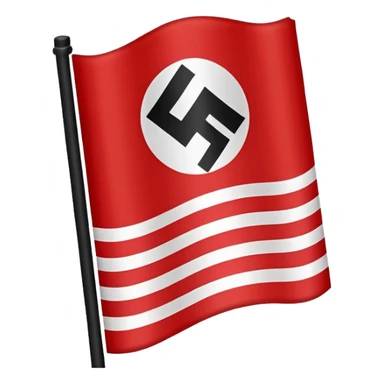 Nazi flag sticker