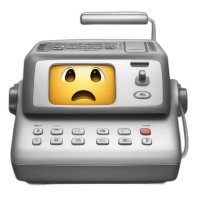 The concept of an answering machine can be symbolically represented as an "icon combining a telephone and audio waveform." sticker