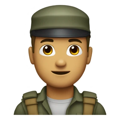 soilder top view sticker