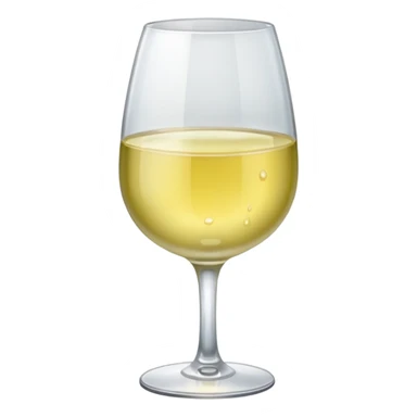 glass of white wine  sticker