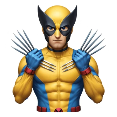 Wolverine from Deadpool & Wolverine movie sticker