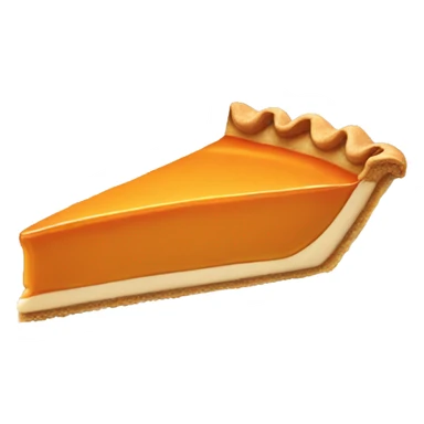 Pumpkin pie slice sticker