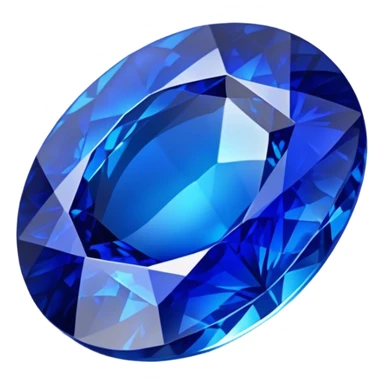 Cinematic Realistic Sapphire Emoji, Deep blue and stunning, with smooth, polished facets that gleam with a vibrant intensity. The deep blue hue reflects light in mesmerizing patterns, and a soft, glowing aura adds to the precious, regal nature of the gemstone. Soft glowing outline, capturing the essence of wisdom and royalty in a dazzling sapphire. sticker