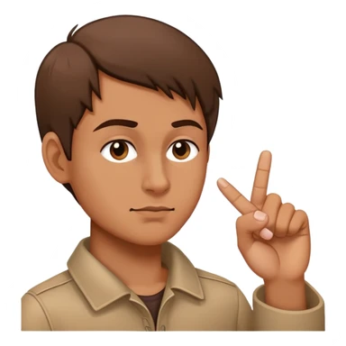 side eye with middle finger  sticker