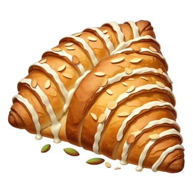 Almond croissant sticker