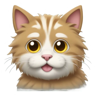 Cat with very large paws sticker