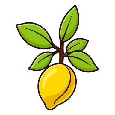 jojoba fruit sticker