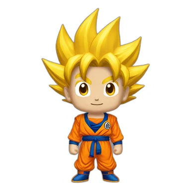 Goku super sayen sticker