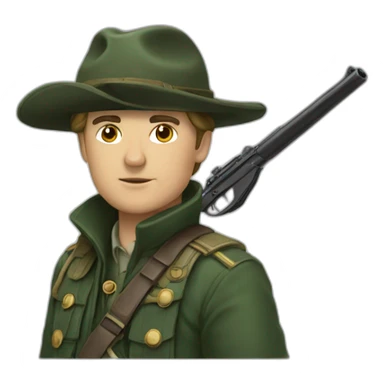 Un chasseur sticker