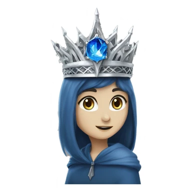 The Ravenclaw Diadem is a tiara-like object with, made of gleaming silver and set with glittering blue gem. It is enchanted to enhance the wisdom and intellect of its wearer. Voldemort turned embedding a fragment  sticker